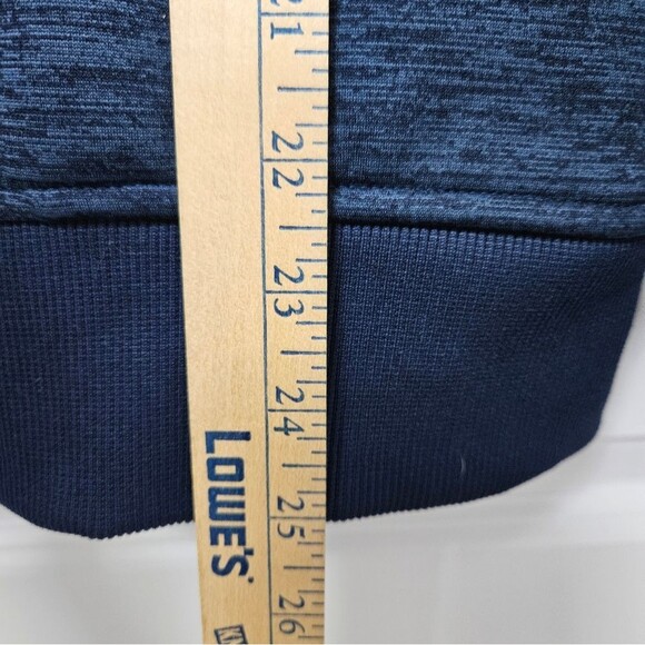 Under Armour Hoodie Women's Large Blue Loose Coldgear Pullover Pink Embroidered - Picture 4 of 6